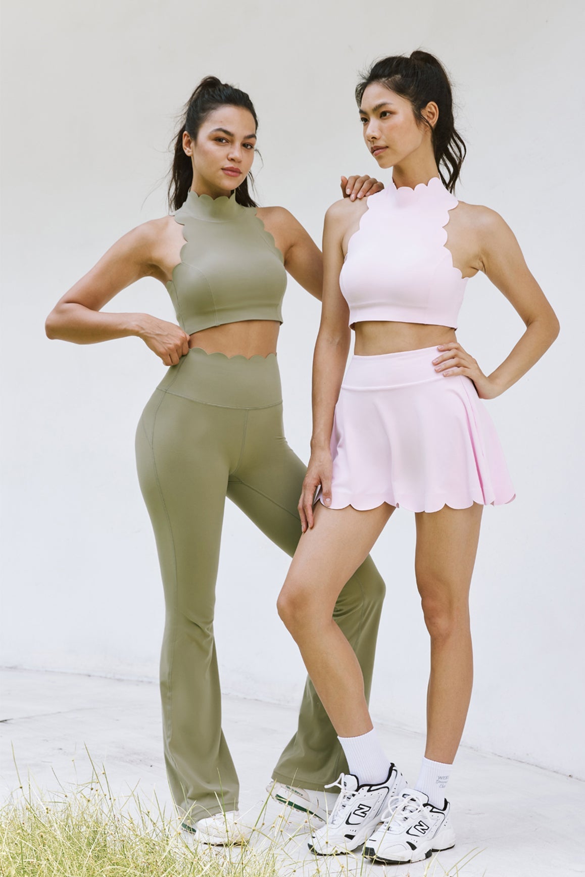 Lusivya - Yüksek Bel Flare Set