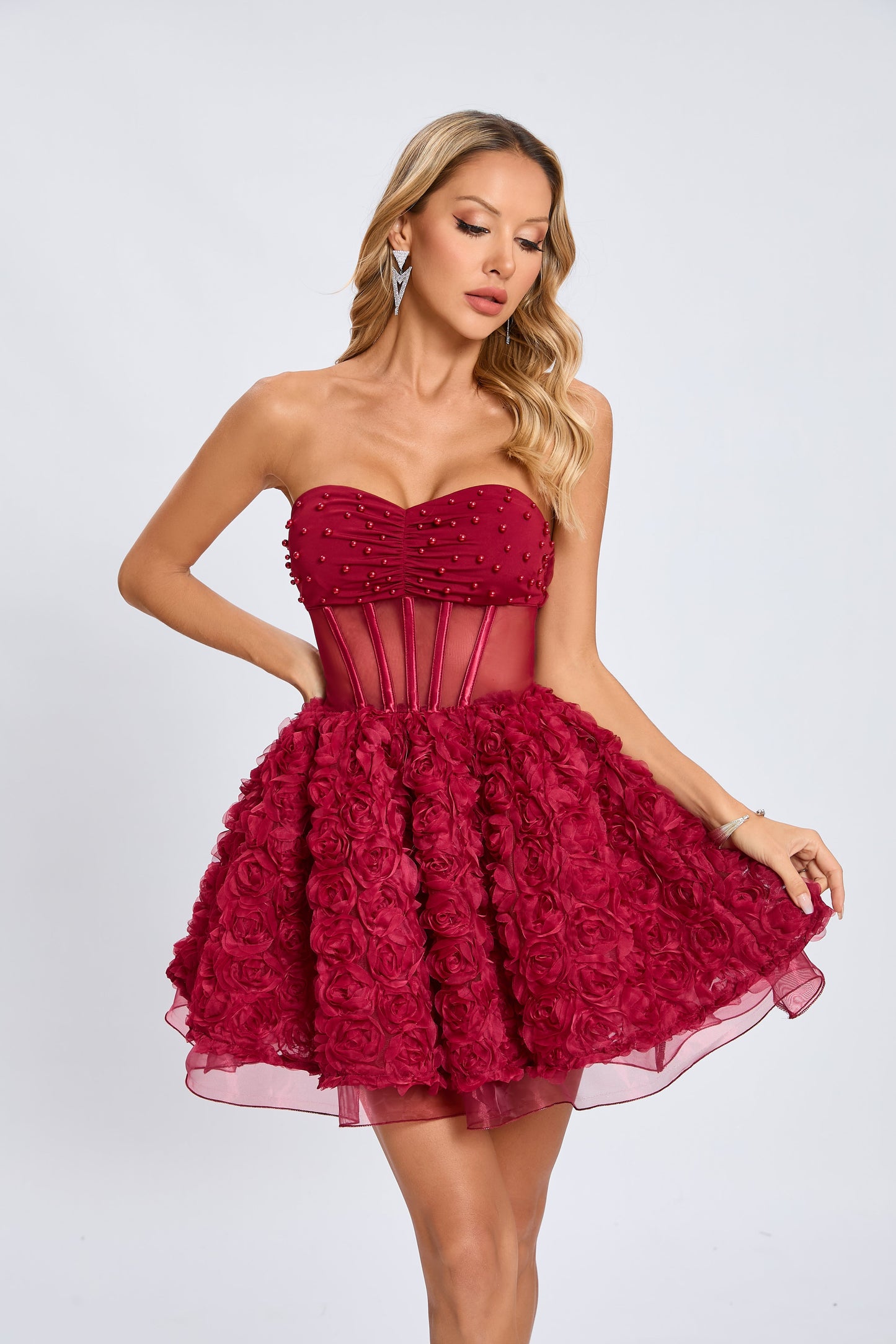 Rachel Korse Mini Elbise