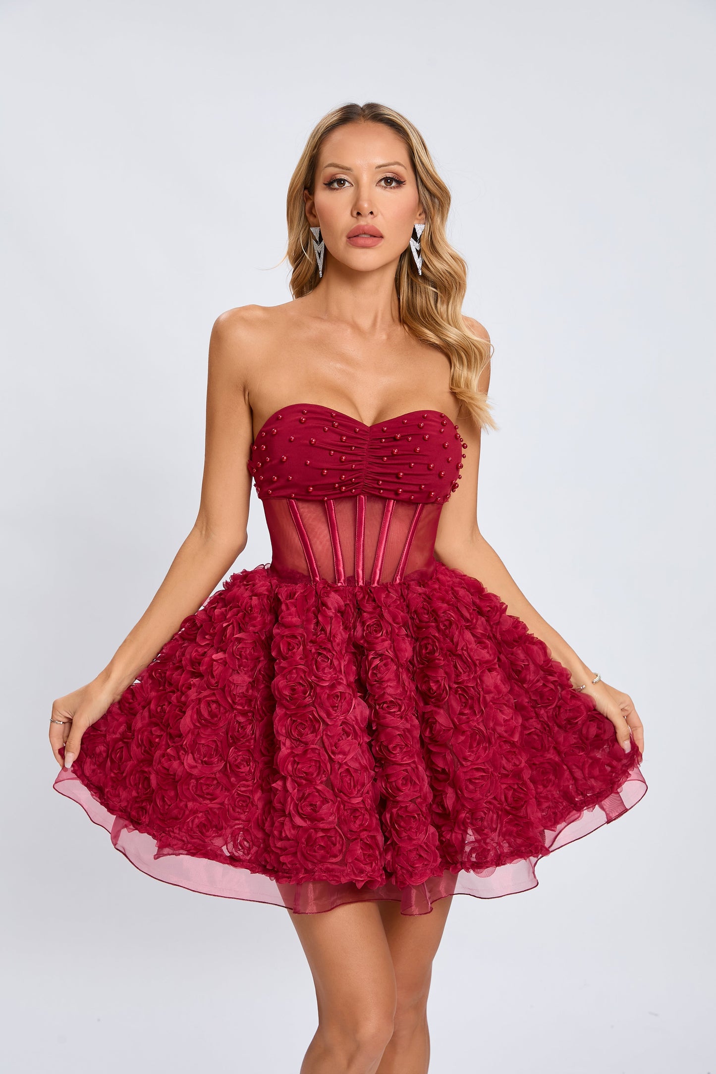 Rachel Korse Mini Elbise