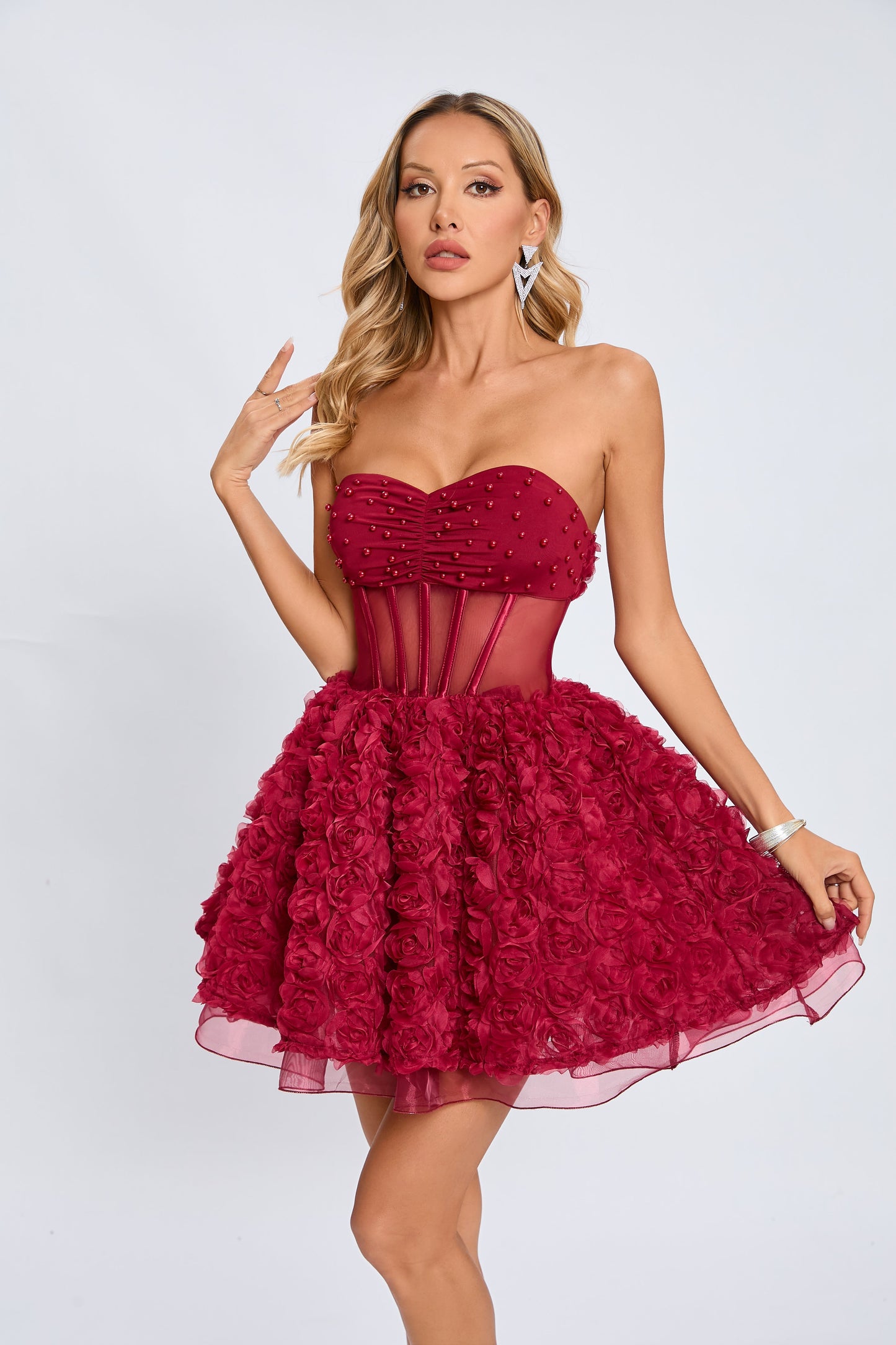 Rachel Korse Mini Elbise