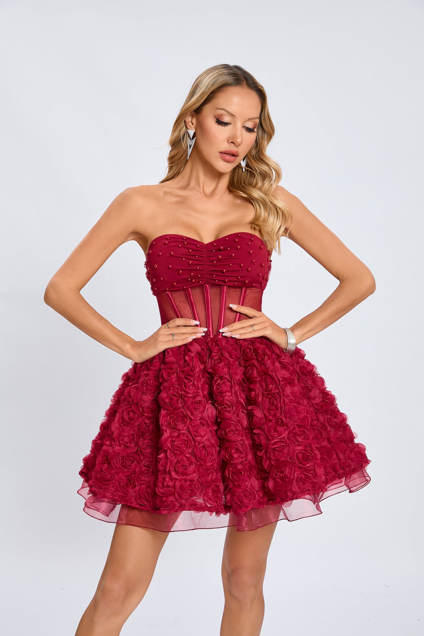 Rachel Korse Mini Elbise