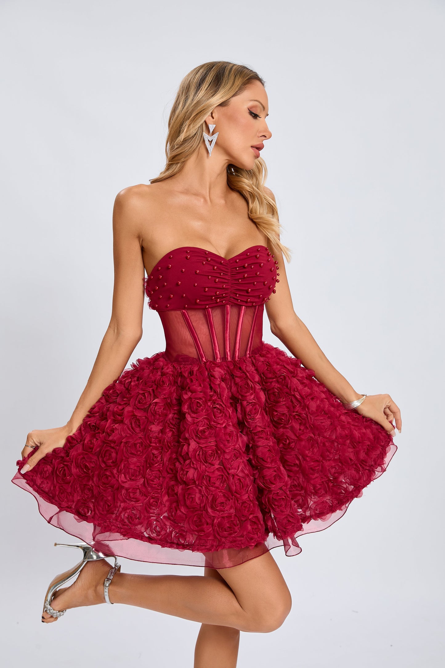 Rachel Korse Mini Elbise