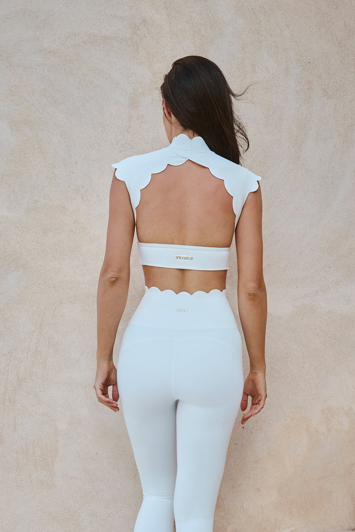 Lusivya - Scallop Detaylı Sırt Açık Spor Seti