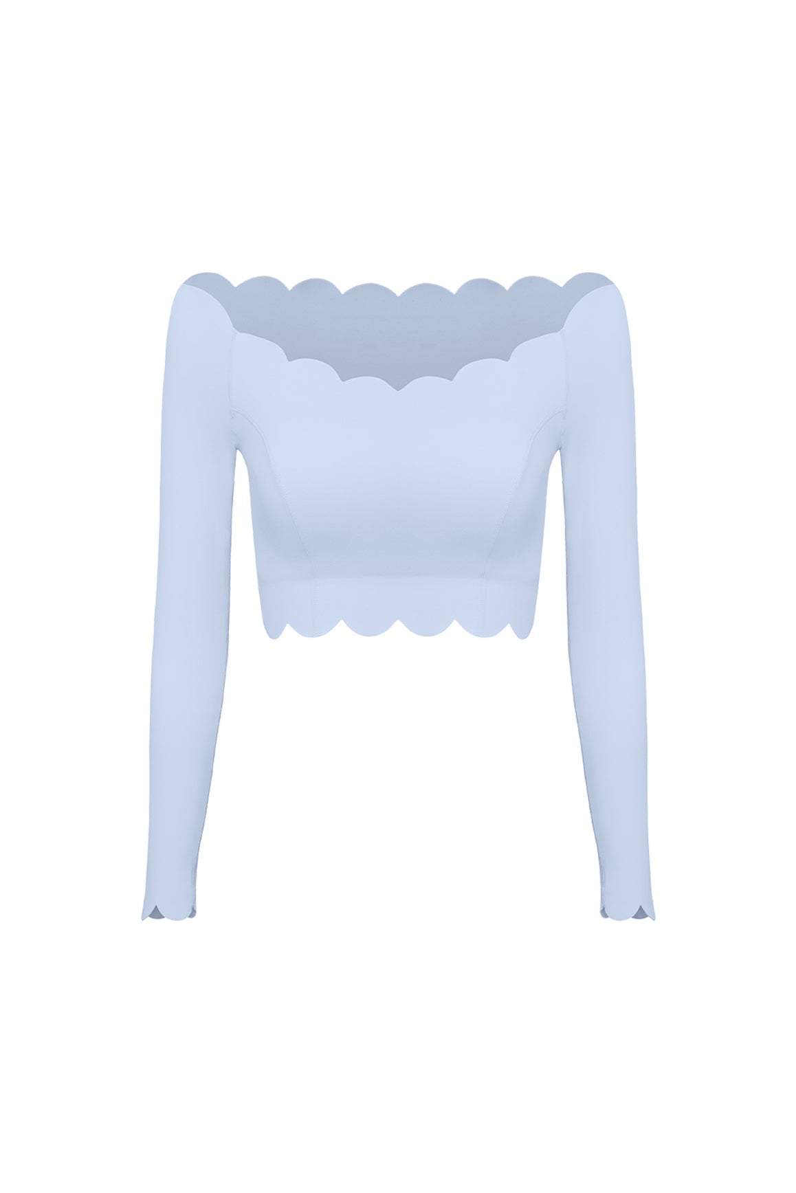 Lusivya - Omzu Açık Uzun Kollu Crop Set
