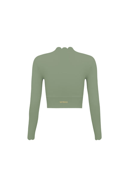 Lusivya - Scallop Uzun Kollu Crop Set