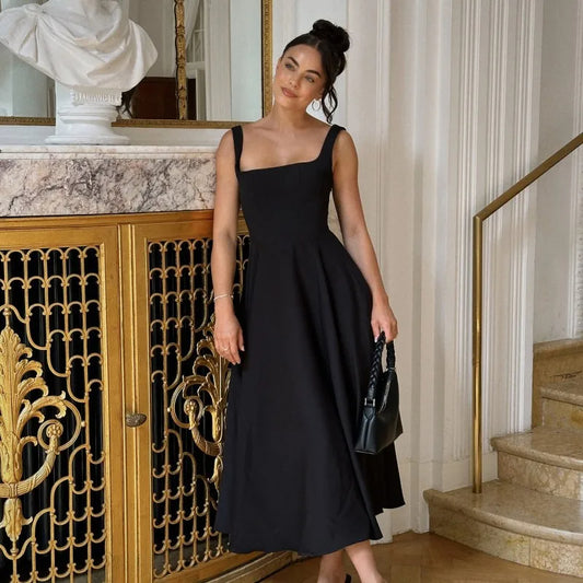 Katı Zarif Cami Uzun Elbise