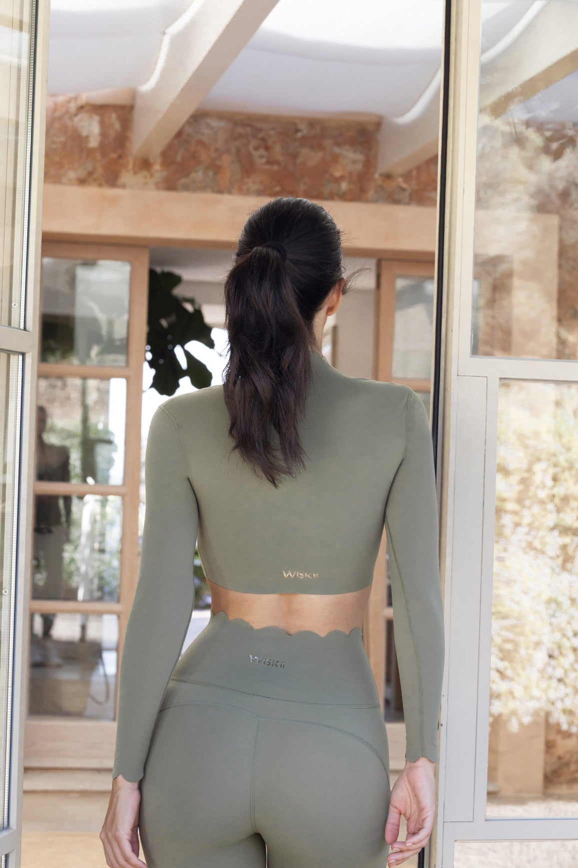 Lusivya - Scallop Uzun Kollu Crop Set