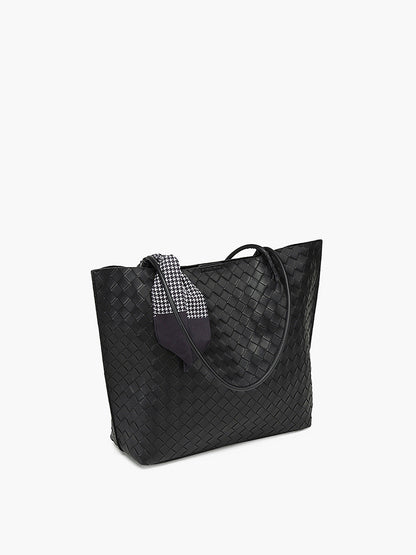 Woven Sepet Desen Yavrulu Çanta