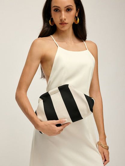 Stripe Elegance Çizgili Çanta