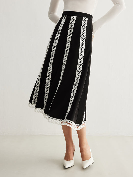 Kontrast Marul Kenar Cepli Etek