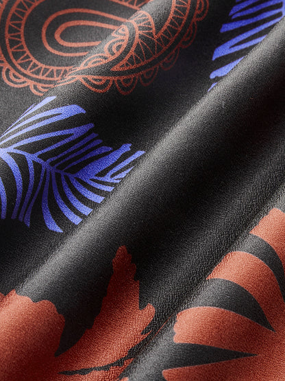 Şık Baskılı Kemerli Sarong Kaplama