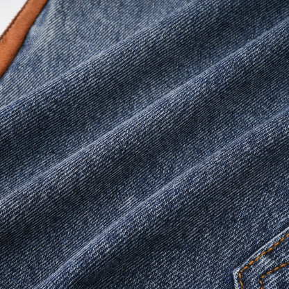 Blanche Blok Renkli Denim Etek