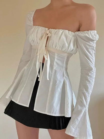 Fransız Model Bağlamalı Bluz