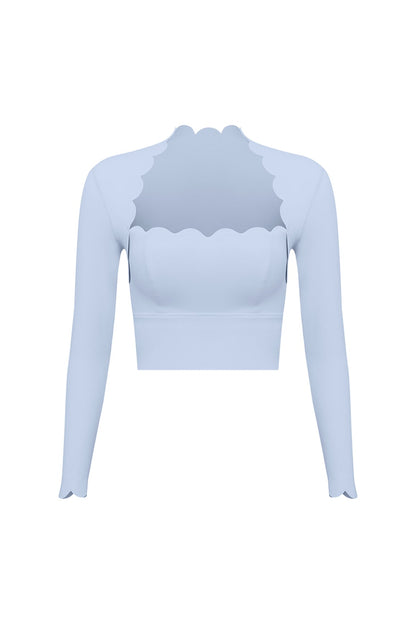 Lusivya - Scallop Uzun Kollu Crop Set
