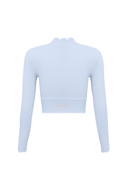 Lusivya - Scallop Uzun Kollu Crop Set